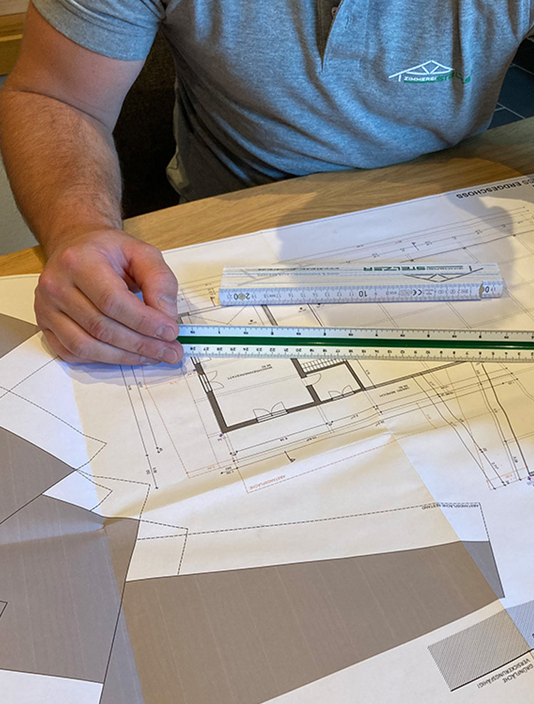 Bauberatung und Bauplanung von der Zimmerei Stelzer