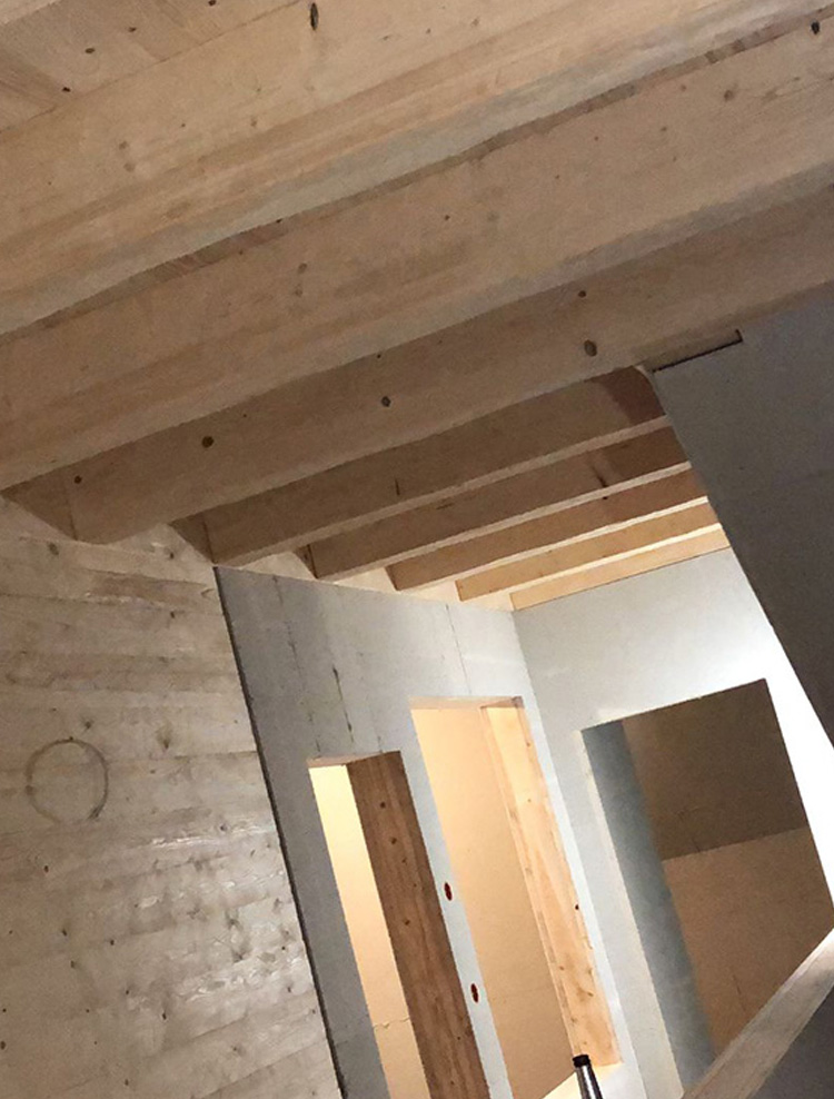 Holzhaus von der Zimmerei Stelzer